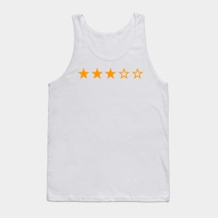 3 Star Reviewed on the Internet Tank Top